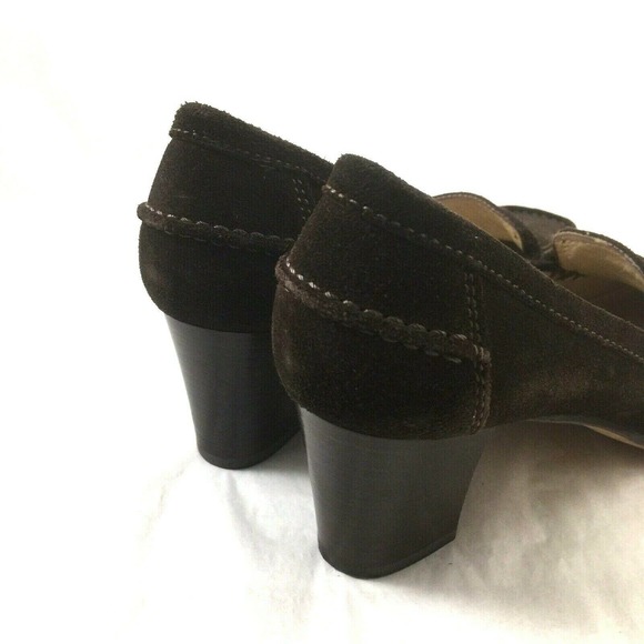 Michael Kors Collection Penny Loafer Pump Suede 7 - Picture 6 of 8